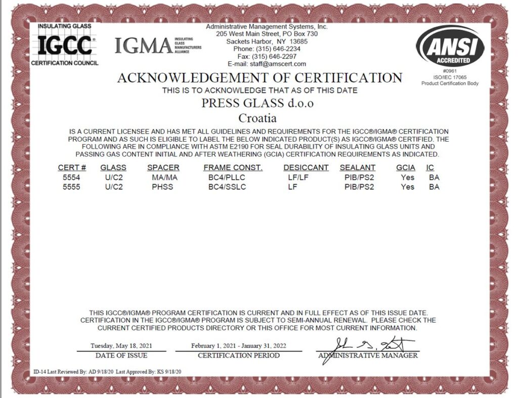 certifikat