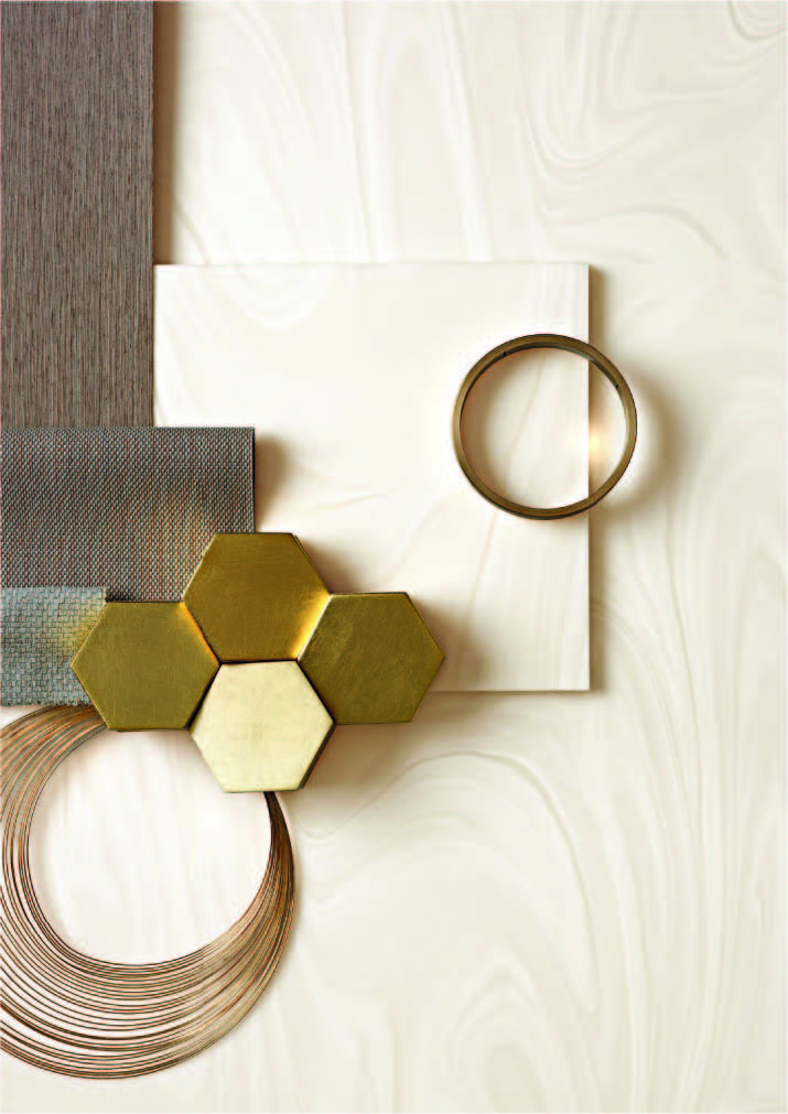 Corian® White Onyx moodboard