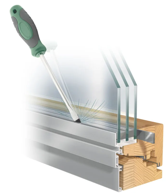 SDG = Static Direct Glazing; hrv.: Statično direktno ostakljivanje