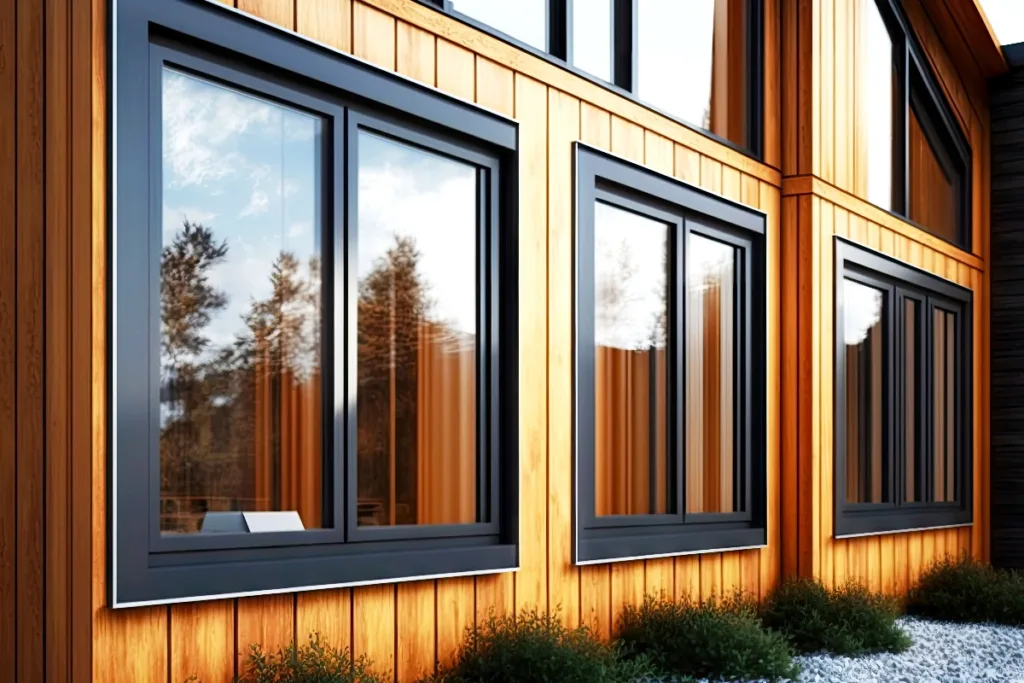 moderni drvo aluminij freepik