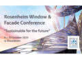 Međunarodna konferencija prozora i fasada ift Rosenheim "Fenstertage"