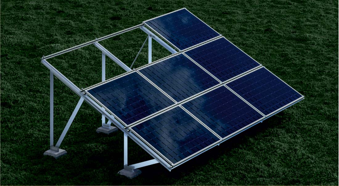 Tehnomarket SOLAR montaža na tlu / foto: Tehnomarket