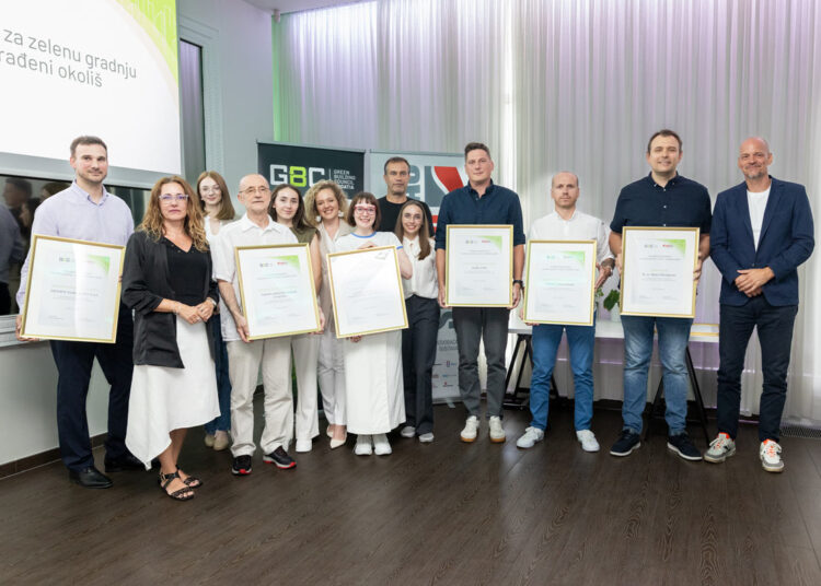 Godišnja nagrada za zelenu gradnju najboljim projektima, instituciji i osobi godine / photo: GBC