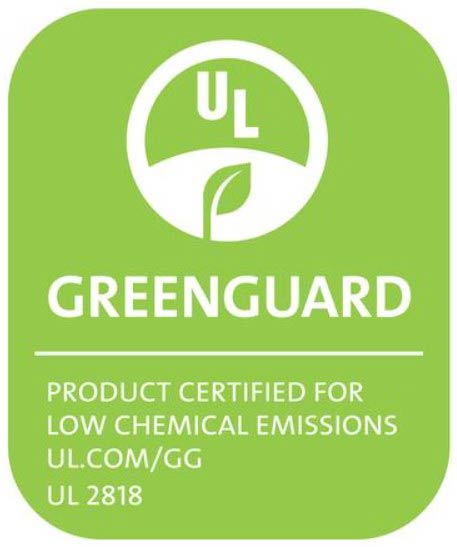 Greenguard certifikat / photo: J.uA. FRISCHEIS
