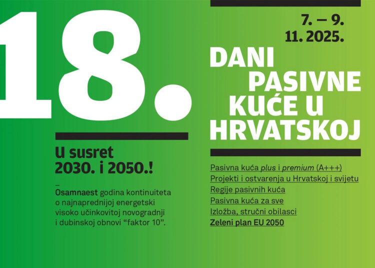 Baner: 18. Dani pasivne kuće u Hrvatskoj