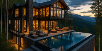 IZO stakla na prozorima na vikendici na velikoj nadmorskoj visini / photo: Press Glass