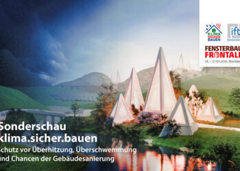 Posebna izložba „klima.sigurnost.gradnja” na sajmu Fensterbau Frontale 2026 pokazuje kako trendovi sigurnosti, otpornosti i digitalizacije utječu na gradnju i nude prilike za razvoj vlastitih strategija / foto: ift Rosenheim
