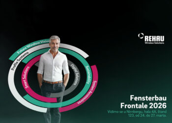 REHAU Window Solutions na sajmu Fensterbau Frontale 2026 / baner: REHAU Window Solutions