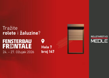 Roletarstvo Medle na sajmu Fensterbau Frontale 2026 / baner: Roletarstvo Medle