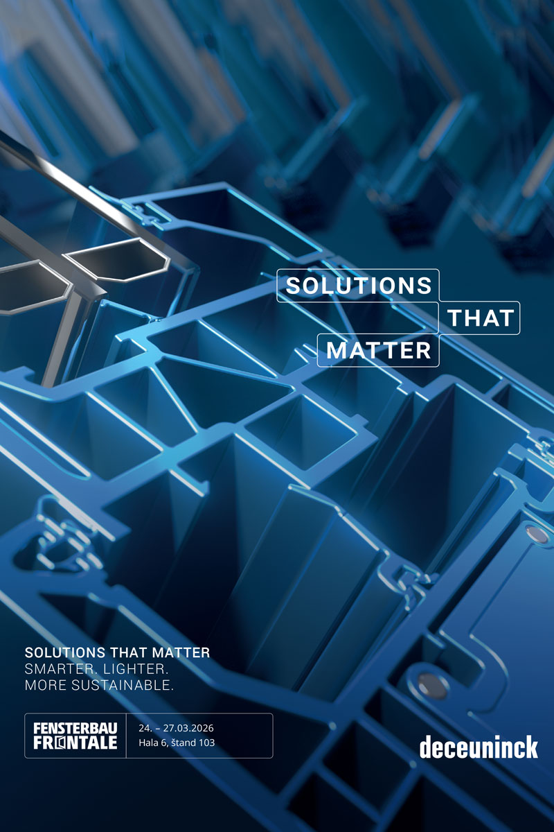 Deceuninck na Fensterbau Frontale 2026 / baner: Deceuninck