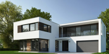 GEALAN-LINEAR® prozorski profili na modernoj kući / photo: GEALAN