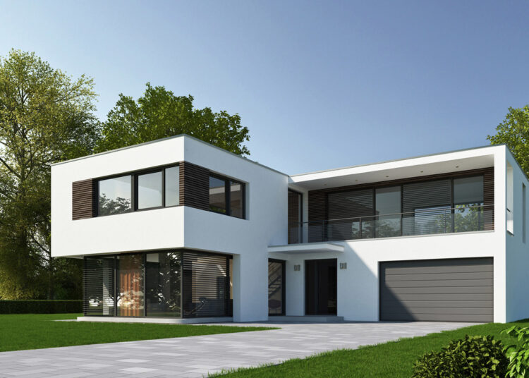 GEALAN-LINEAR® prozorski profili na modernoj kući / photo: GEALAN