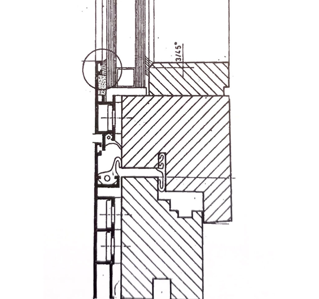 Slika 12. Konstrukcija s isprekidanim kliznim odstojnicima