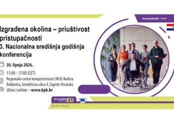 Baner: Nacionalna središnja konferencija Izgrađena okolina - priuštiva pristupačnost