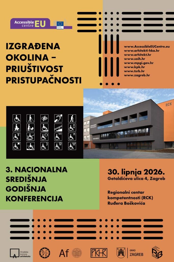Baner: Nacionalna središnja konferencija Izgrađena okolina - priuštiva pristupačnost