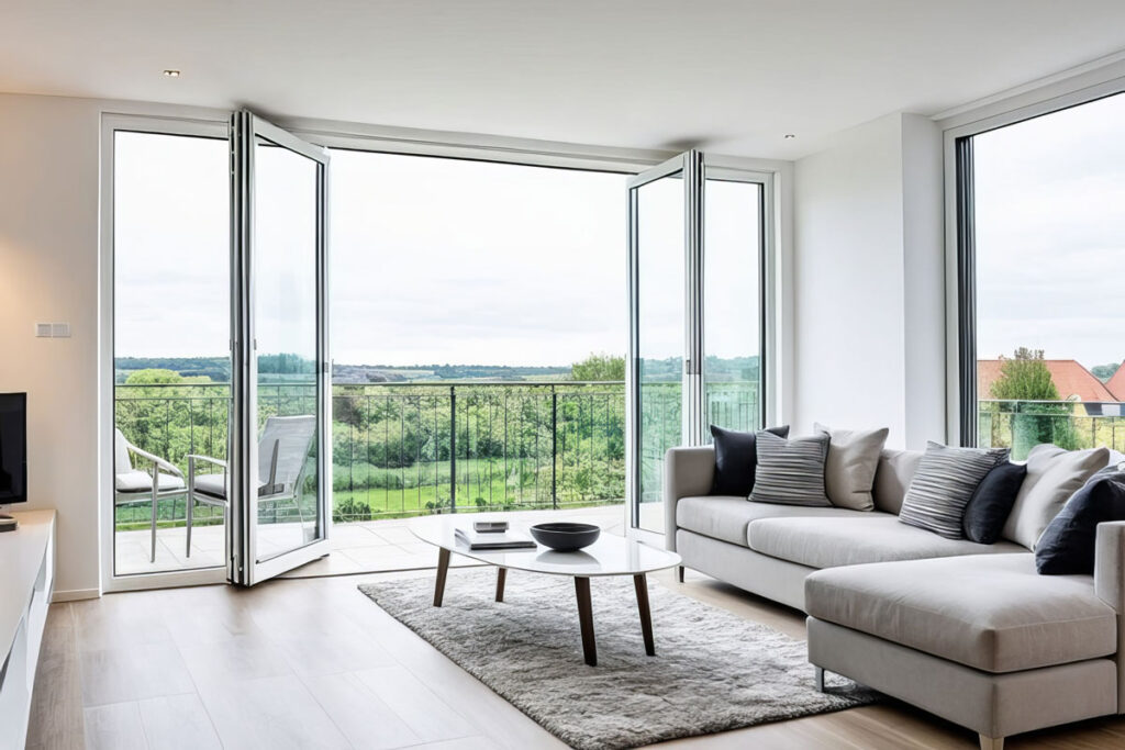 Aluminijska stolarija u interijeru dnevne sobe / photo: freepik.com