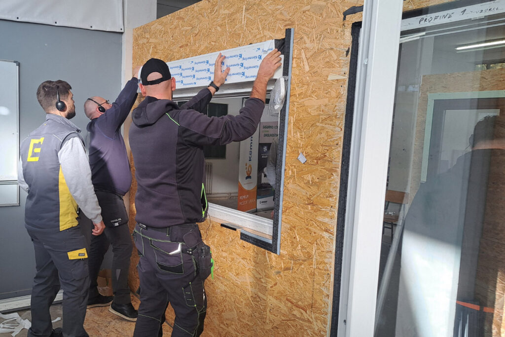 Ugradnja prozora prema RAL standardu, stručna edukacija / photo: ift Rosenheim Hrvatska