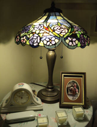 vitraž lampa
