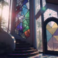 Vitraž staklo u enterijeru