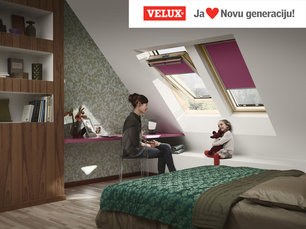 Nova generacija VELUX krovni prozora