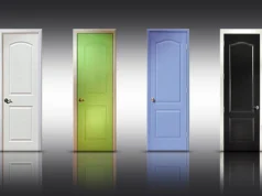 Različiti izbor boja sobnih vrata