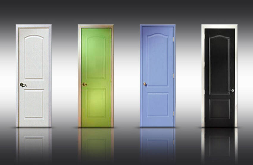 Različiti izbor boja sobnih vrata
