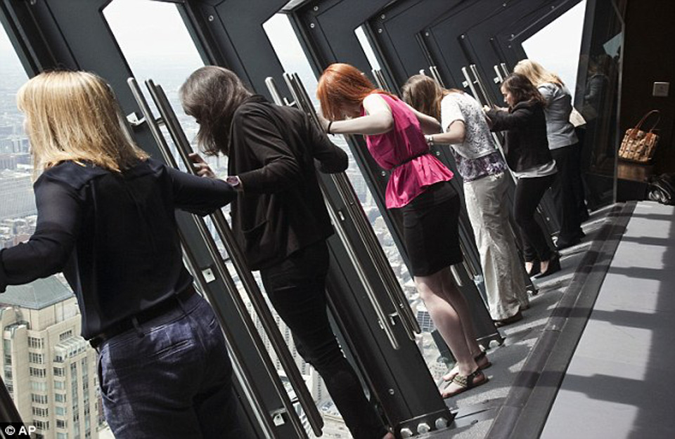 Platforma u Čikagu namenjena za pannoramsko fotografisanje grada