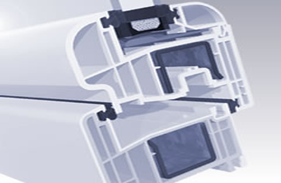 Presek PVC standardnog prozora