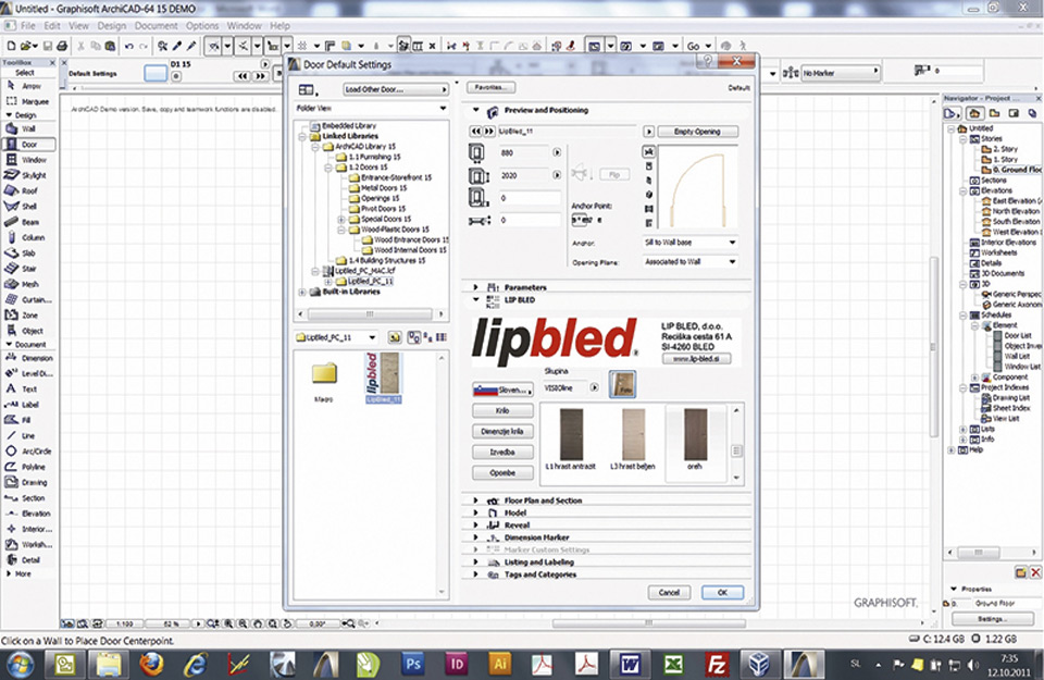 Lip bled i ArchiCAD