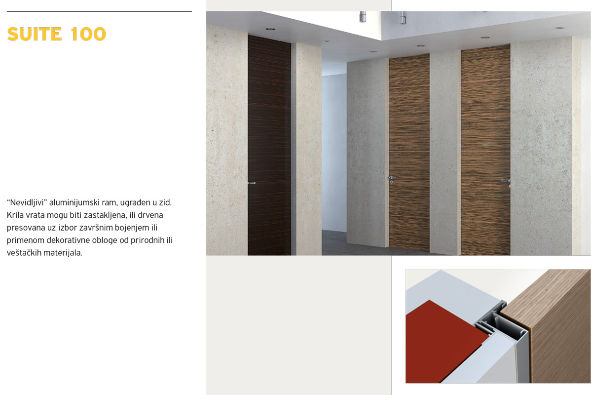 Alumil Interior vrata - Suite 100