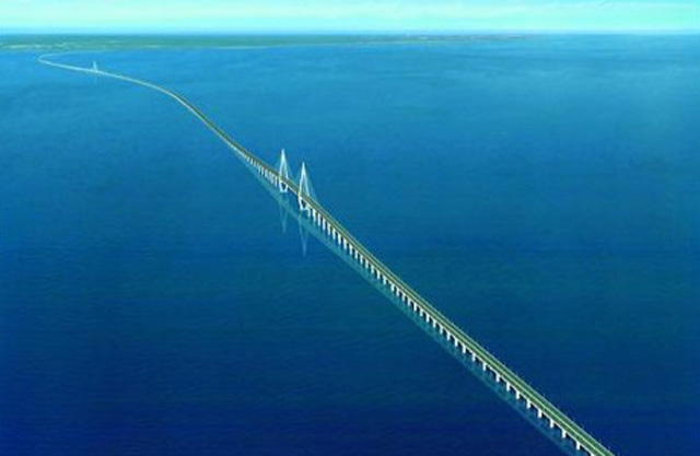 Hangzhou Bay Bridge — Jiaxing, KIna