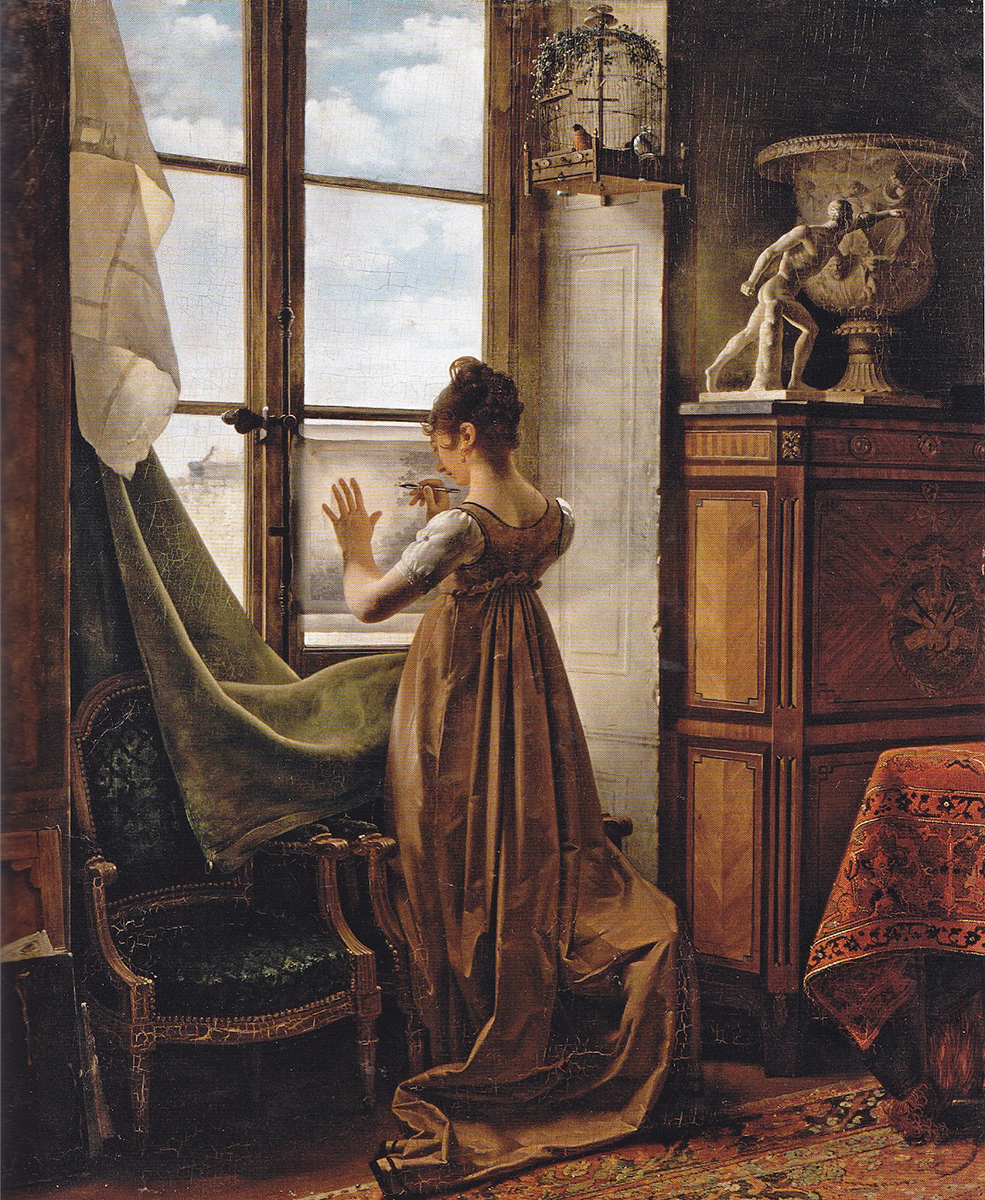 Umetnik - Martin Drolling, Girl Tracing a Drawing, early 19th C