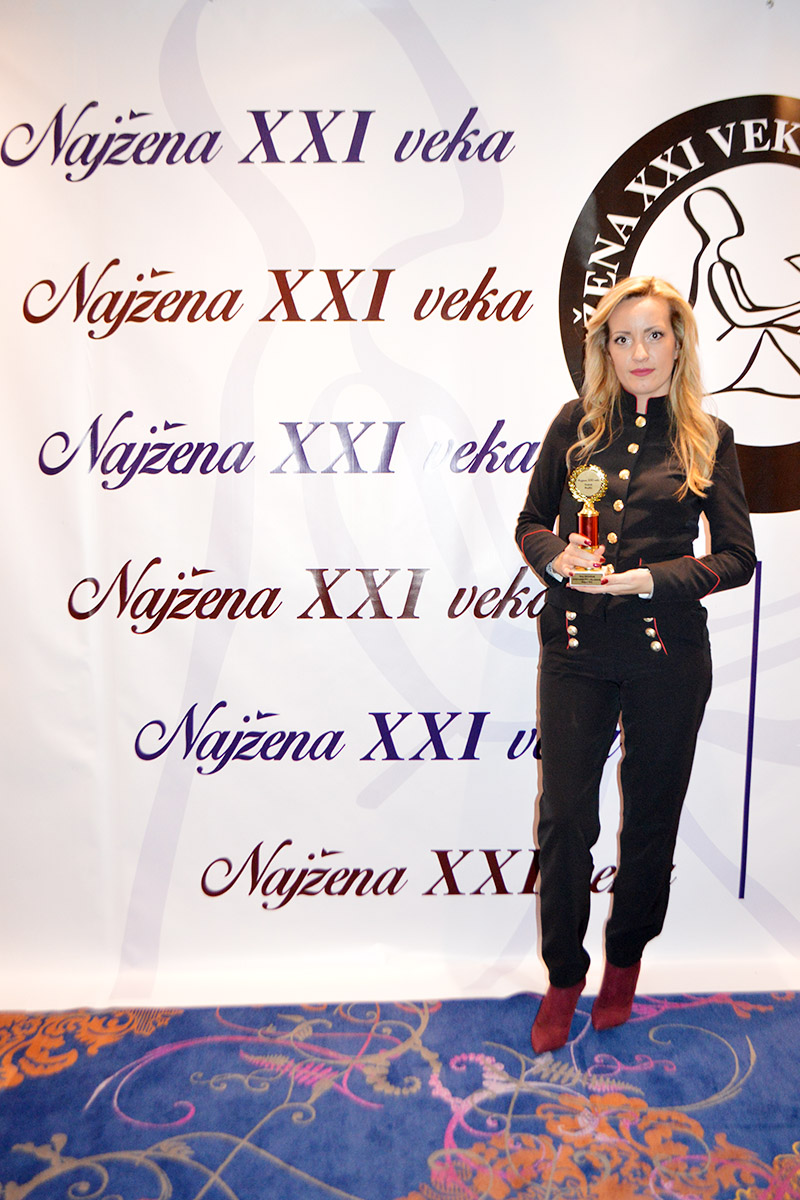 Ivana Ružić, Najžena 21. veka u oblasti alu i pvc stolarije za prozore i vrata