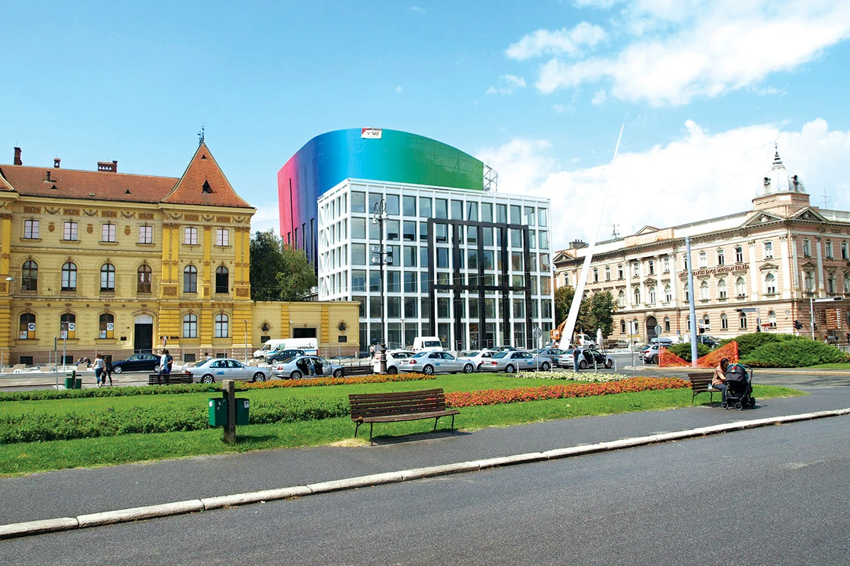 Zgrada muzičke akademije u Zagrebu
