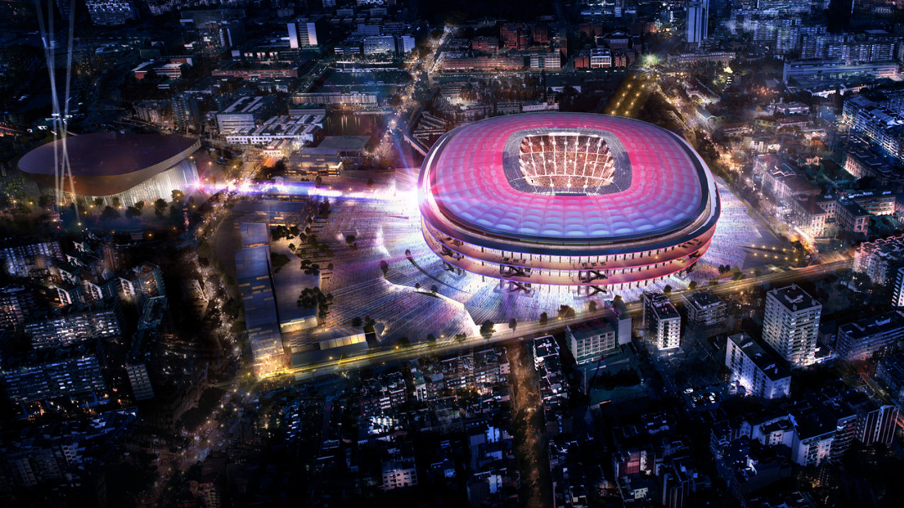 Novi projekat, rekonstrukcija - Camp Nou stadiona u Barseloni, Španija