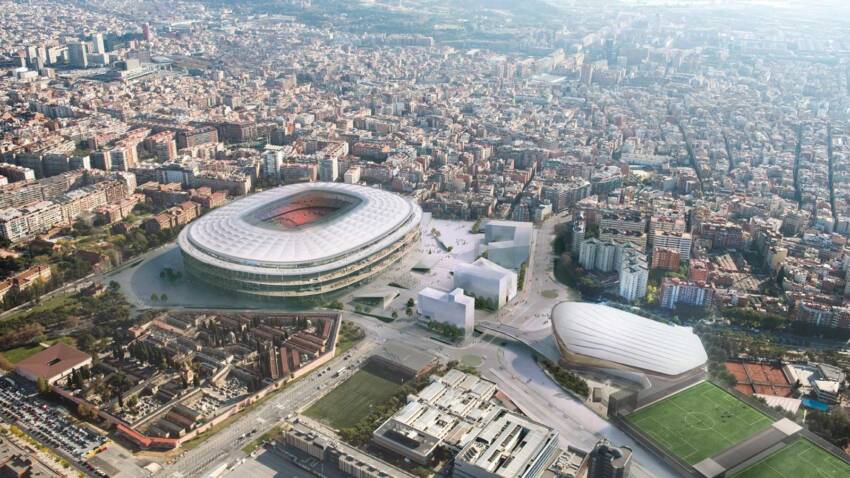 Novi projekat, rekonstrukcija - Camp Nou stadion u Barseloni, Španija