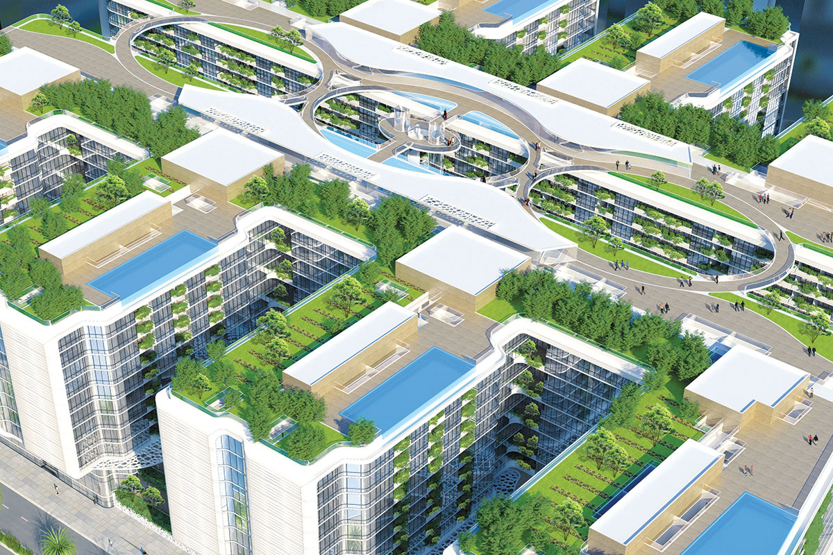 Zelene fasade - Objekat “The Gate”, arhitektonski biro “Vincent Callebaut Architectures (VCA)”, Kairo
