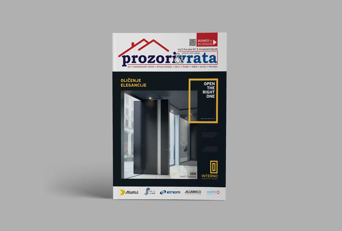 Časopis PROZORI&VRATA broj 22, novembar 2017