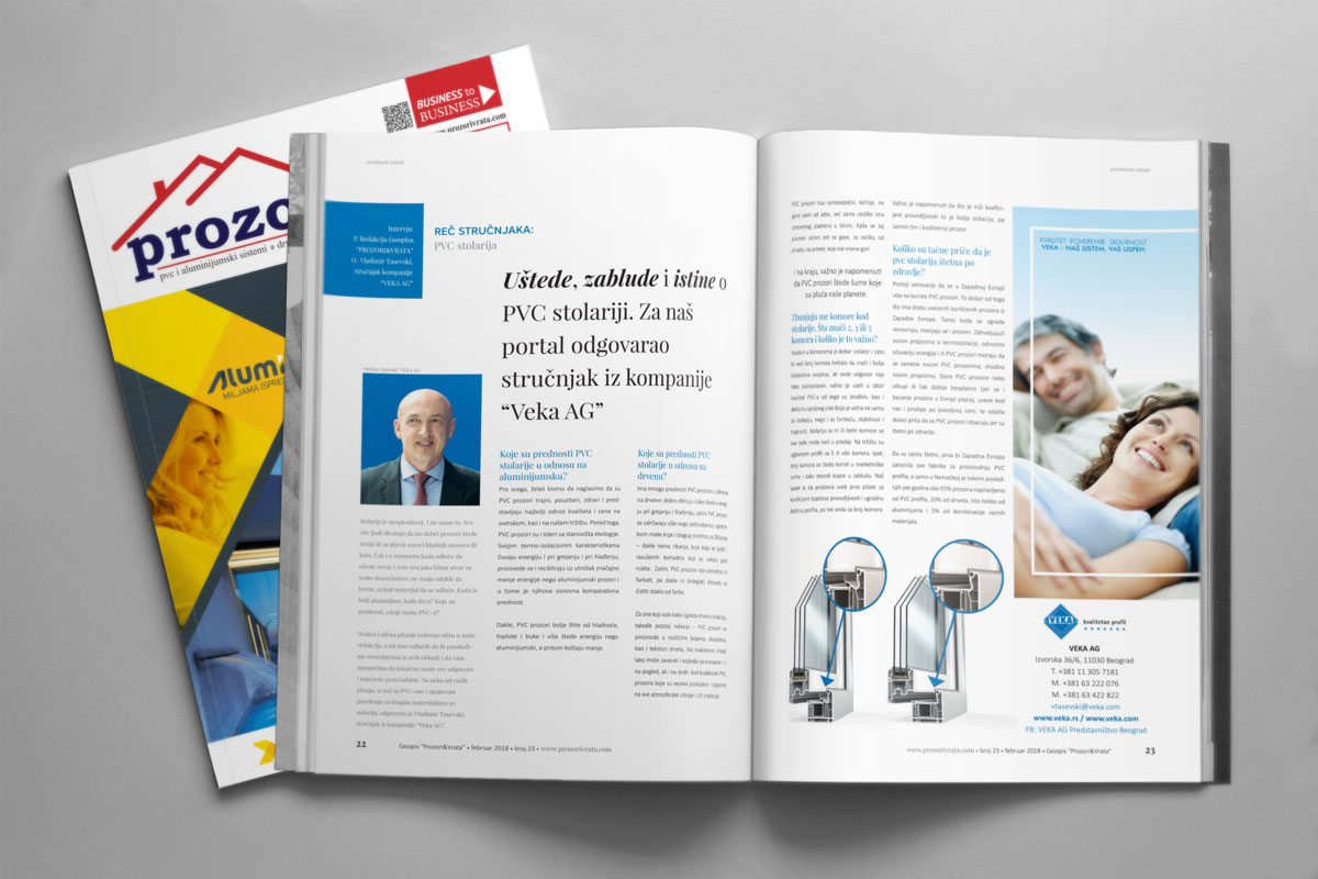 Časopis PROZORI&VRATA broj 23, februar 2018