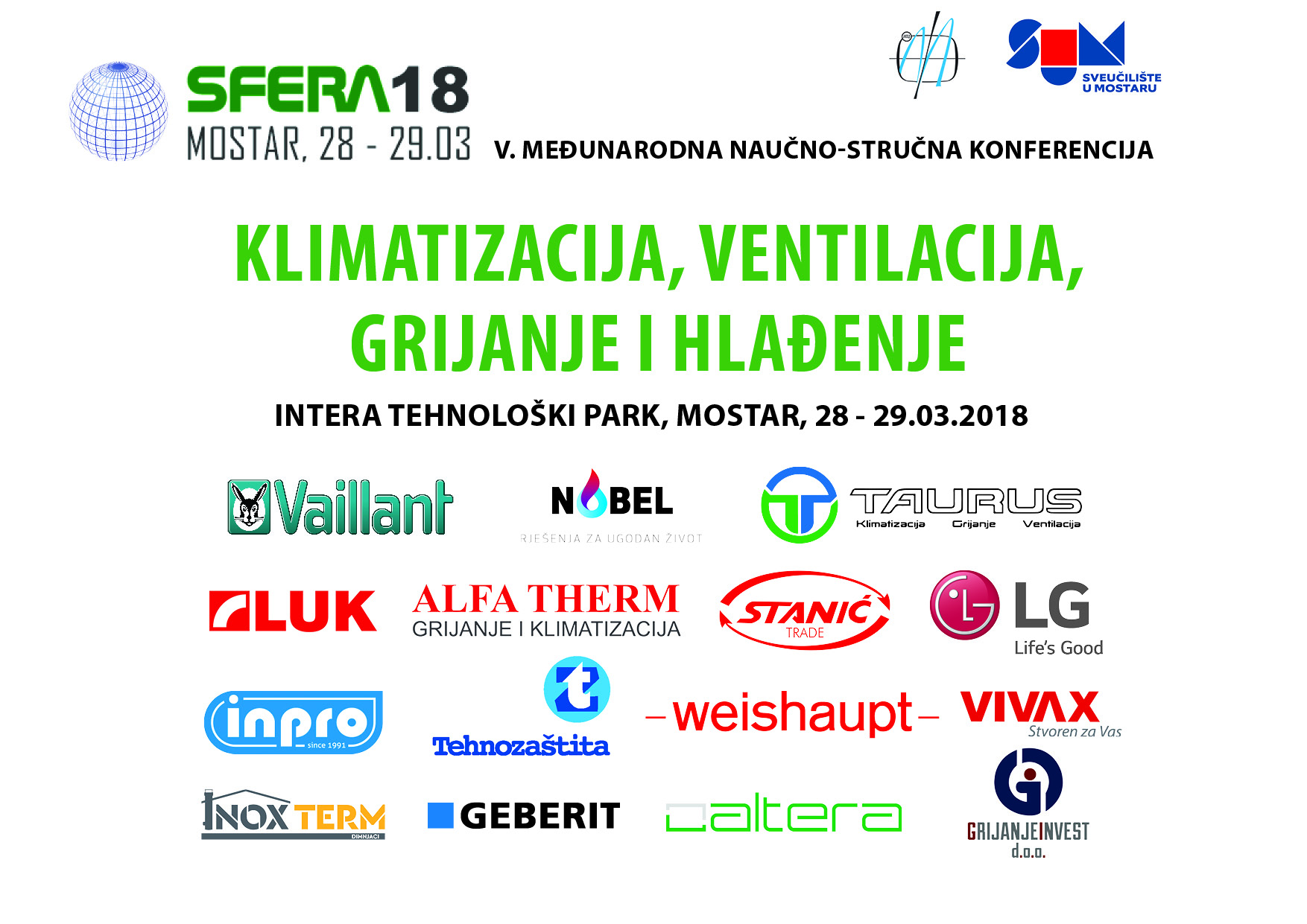Sfera 2018: Klimatizacija, ventilacija, grijanje i hlađenje