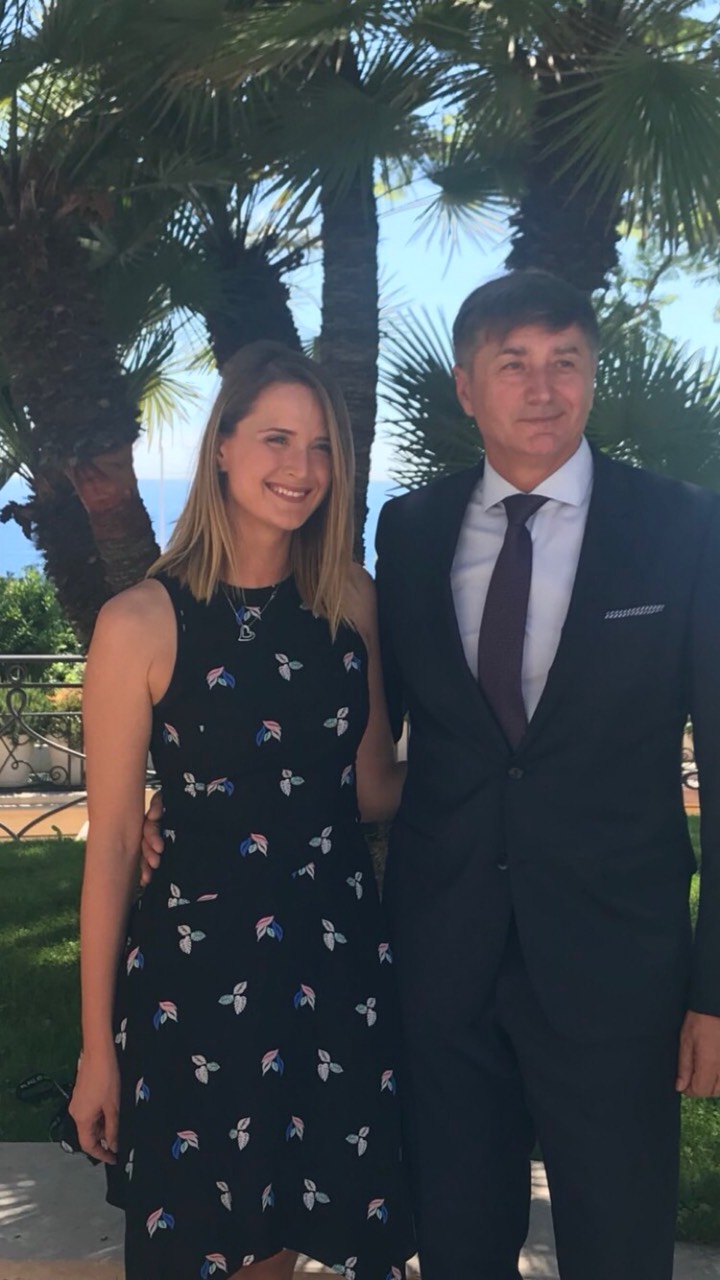 Miodrag Milojevic sa cerkom i saradnicom Jelenom Milojevic