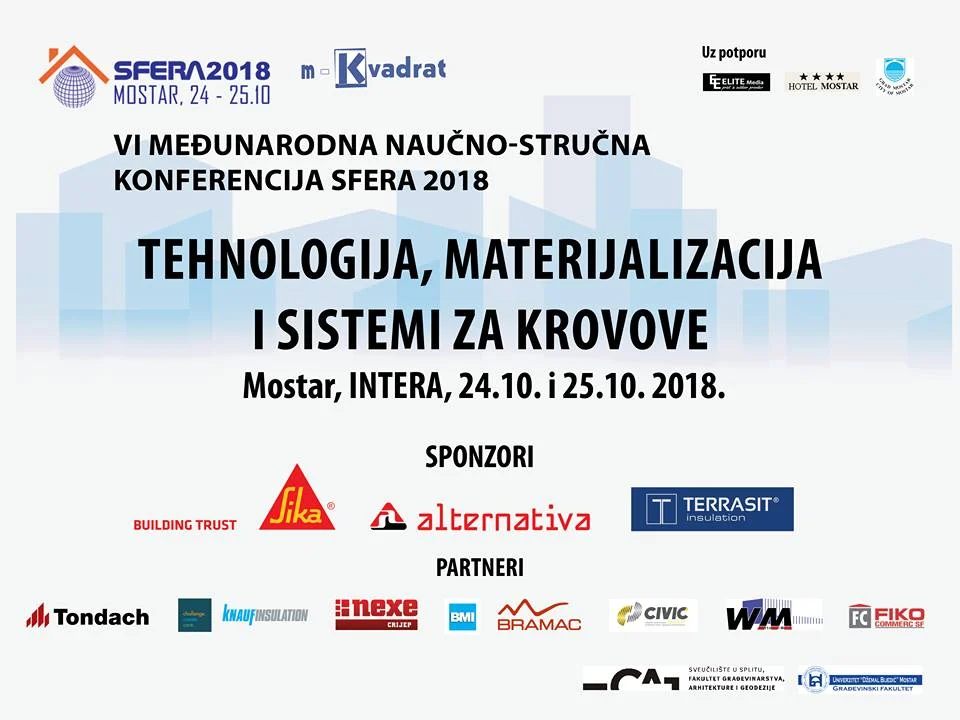 Sfera 2018: Tehnologija, materijalizacija i sistemi za krovove