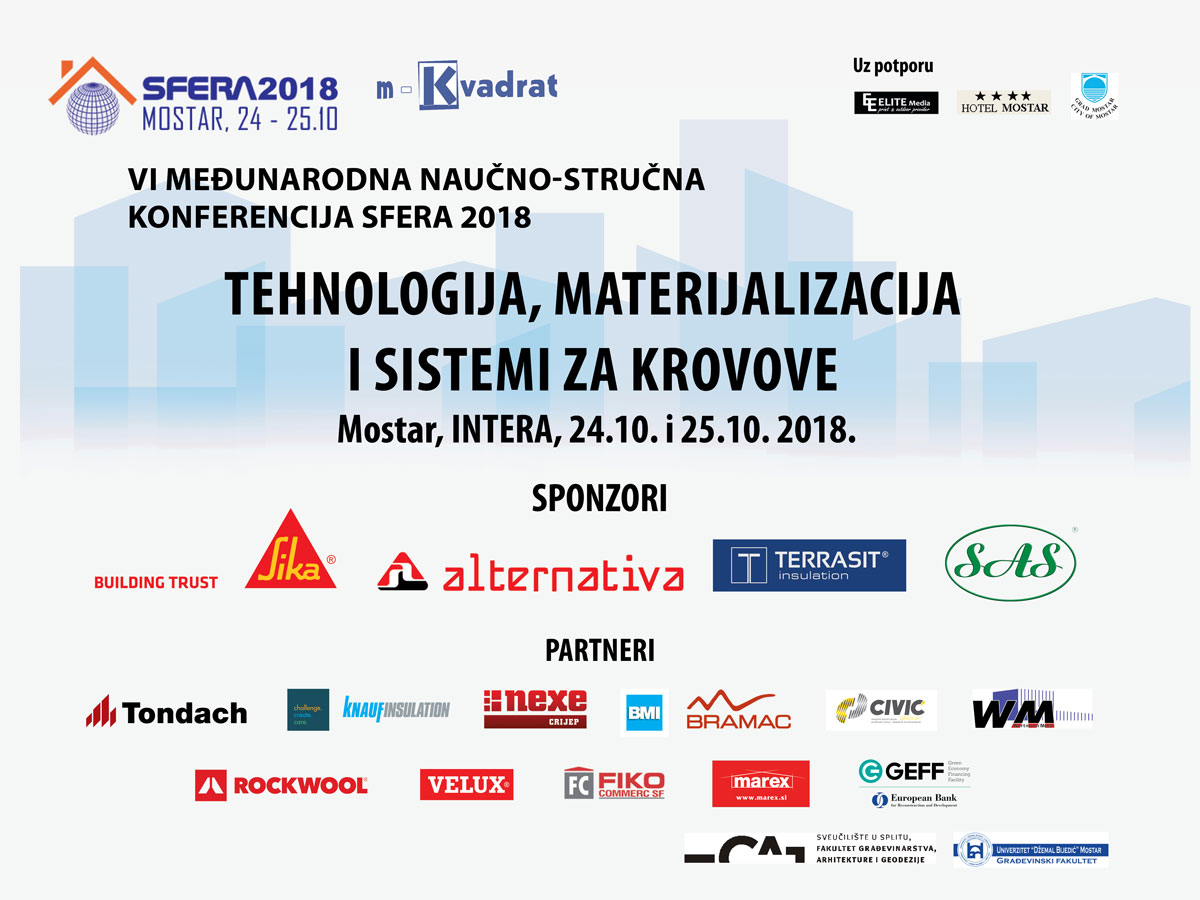 Sfera 2018: Tehnologija, materijalizacija i sistemi za krovove