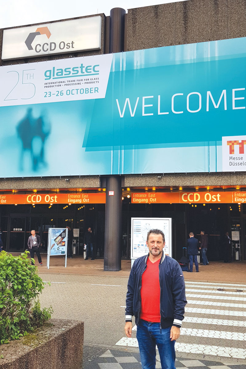 glasstec 2018 - Predrag Rađen urednik časopisa PROZORI&VRATA
