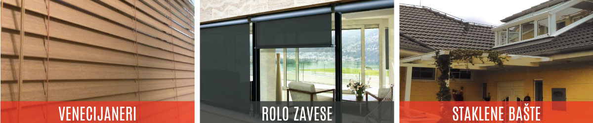 ING.AL venecijaneri, rolo zavese i staklene bašte