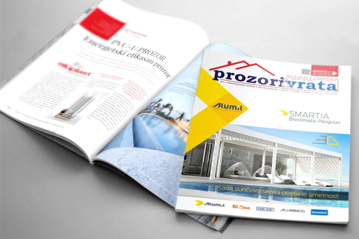 Časopis PROZORI&VRATA broj 29, avgust 2019
