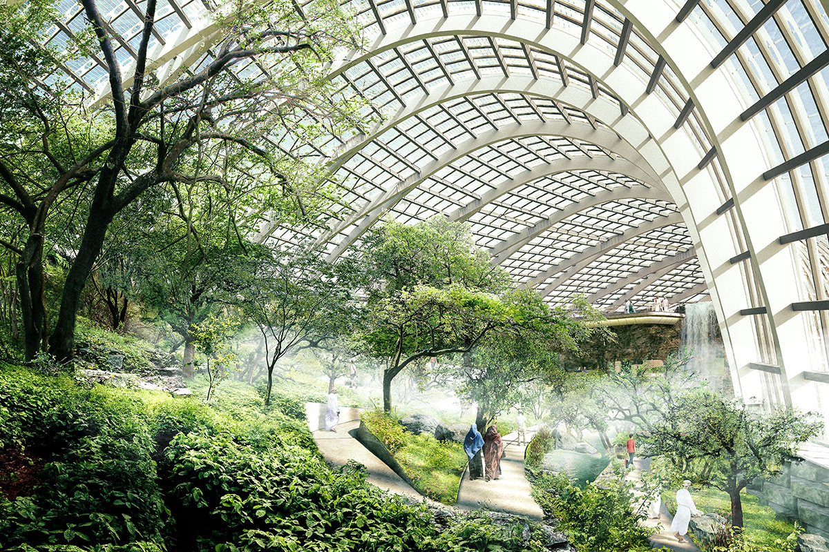 Oman Botanic Garden- Site Overview - Phot0 credits: Grimshaw Architects