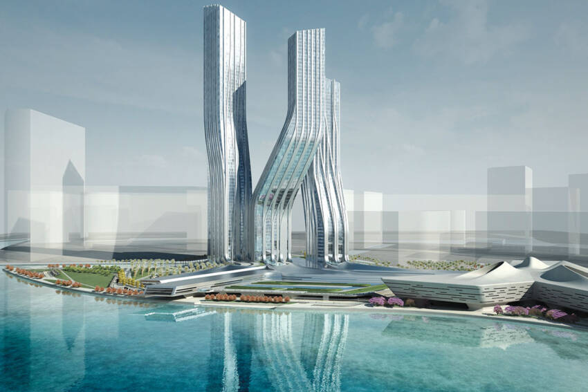 Signature Towers, Dubai - Photo credits: Zaha Hadid Architects