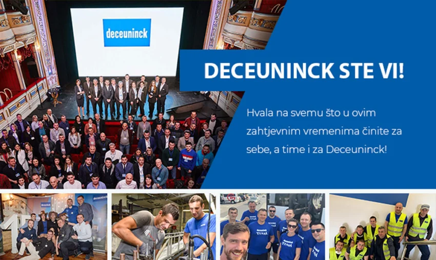 Deceuninck zahvaljuje poslovnim partnerima i kolegama