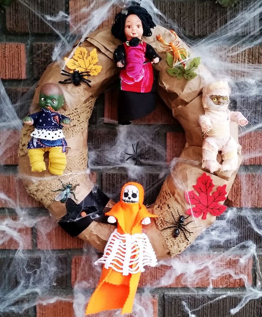 Halloween venac lutkice